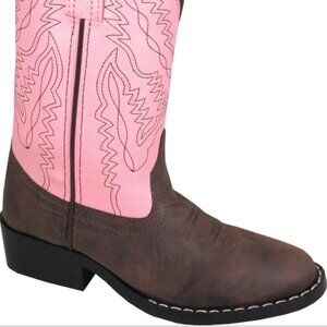 SMOKY MOUNTAIN GIRLS' MONTEREY WESTERN ROUND TOE BOOTS 4.5 Worn 1 Time